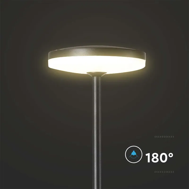 Oprawa Ogrodowa Słupek LED V-TAC 2-FUNKCJE 12W IP65 80cm Antracyt VT-1160 3000K 1135LM