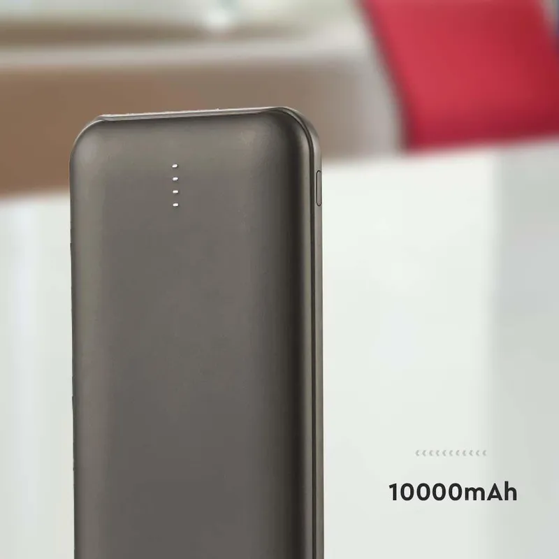 Power Bank V-TAC 10000mAh Slim Type C VT-3527 - Szary