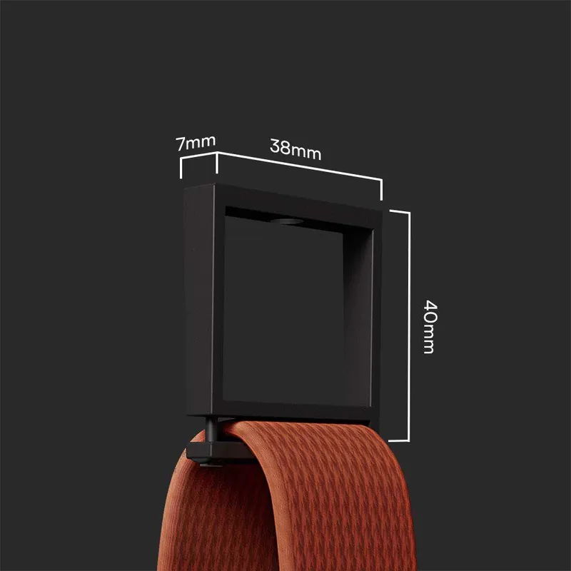 Mocowanie Wieszak 41x38mm Szynoprzewód Taśmowy 48V V-TAC 3 Lata Gwarancji - Czarne