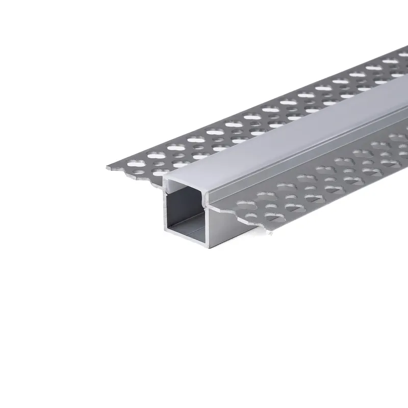 Profil Do LED Zestaw, ALU Anodowany Do Gipsowania 125mm V-TAC 2mb Klosz Mleczny 15x15mm VT-8201