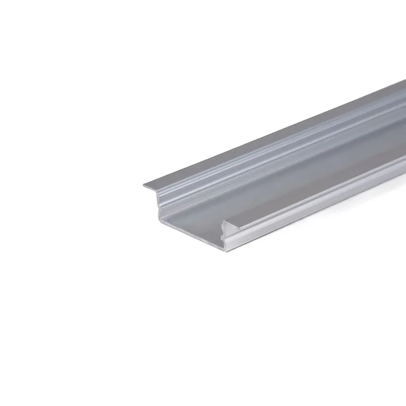 Profil Do LED Zestaw, ALU Anodowany Wpuszczany Na Dwie Taśmy V-TAC 2mb Klosz Mleczny 27x10mm VT-8205