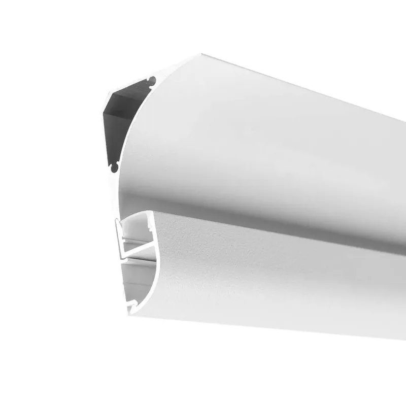 Profil Do LED Zestaw, ALU Narożny Przysufitowy Podszafkowy V-TAC 2mb Klosz Mleczny 60x36mm VT-8208 - Biały