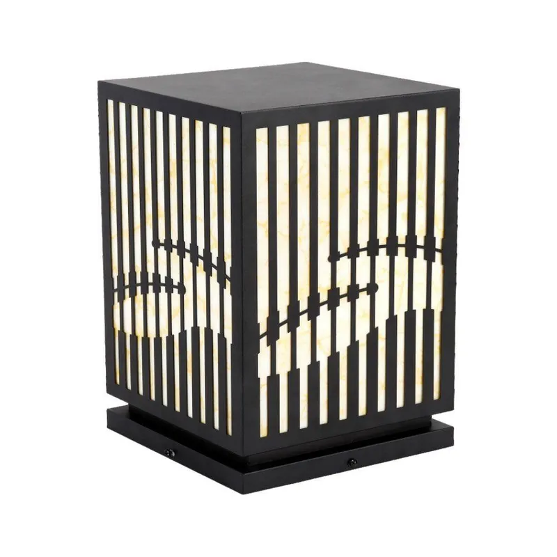Oprawa Ogrodowa E27 V-TAC 23x23cm IP65 VT-7657 - Czarna