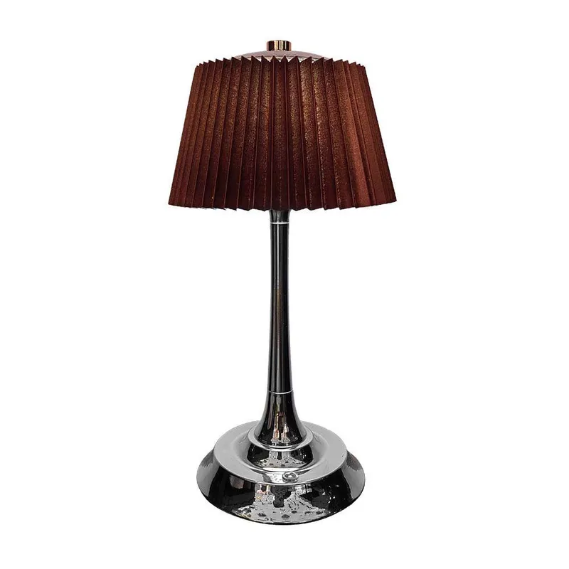 Lampka Stołowa Nocna V-TAC 1,5W LED 28cm Ładowanie USB Ściemnianie Brąz VT-7968 3000K-6000K 40LM