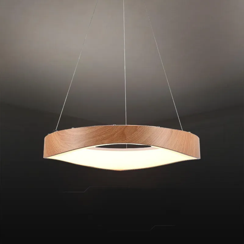 Oprawa Zwieszana V-TAC LED 25W Drewno Fi. 50cm VT-7974 3000K 2800LM