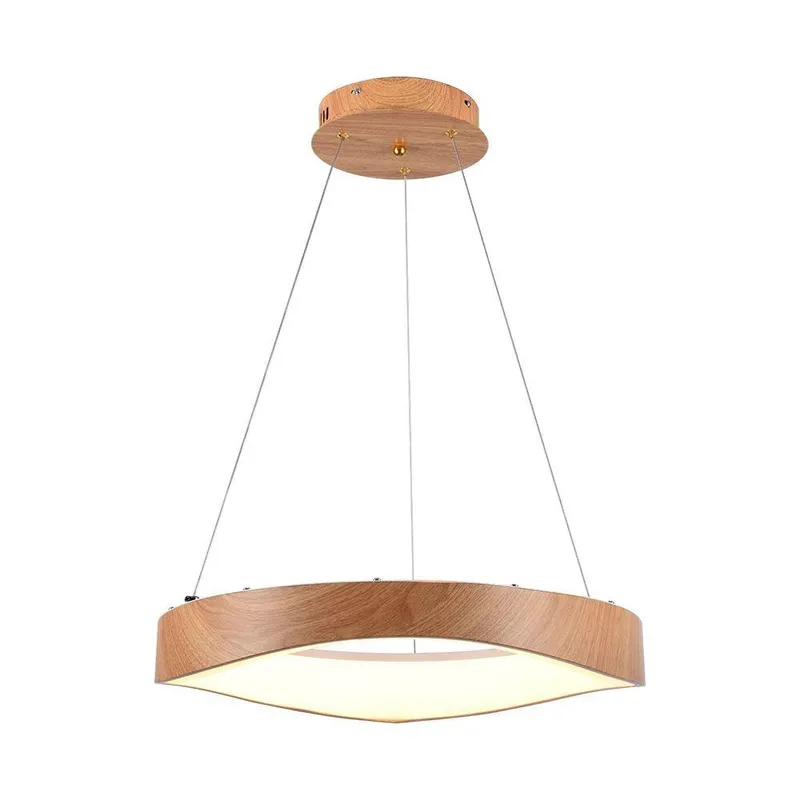 Oprawa Zwieszana V-TAC LED 25W Drewno Fi. 50cm VT-7974 3000K 2800LM