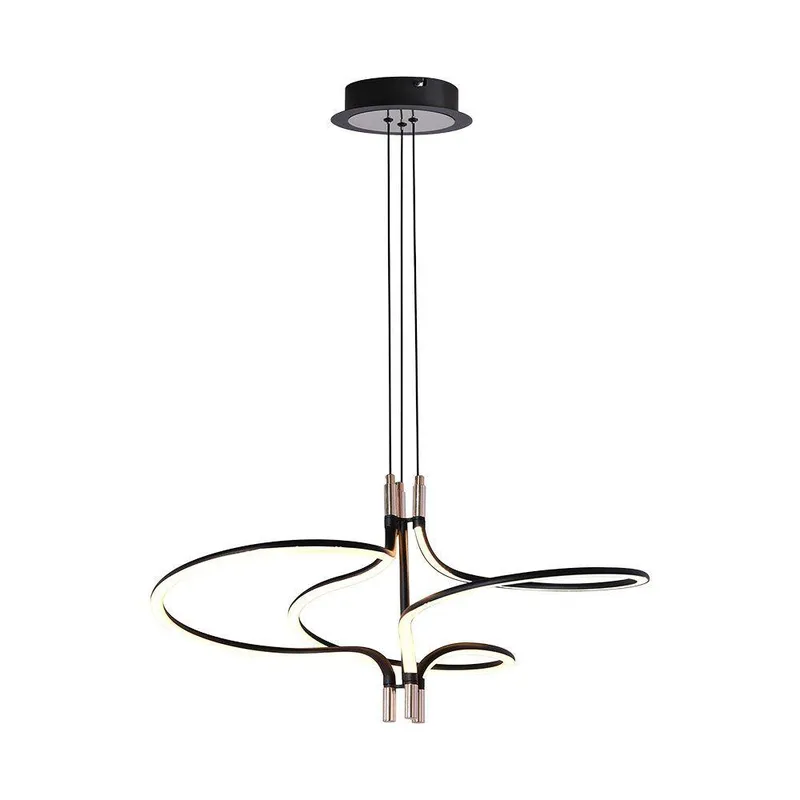 Oprawa Zwieszana V-TAC LED 30W Złoty Czarny 56x120cm VT-7980 3000K 3350LM