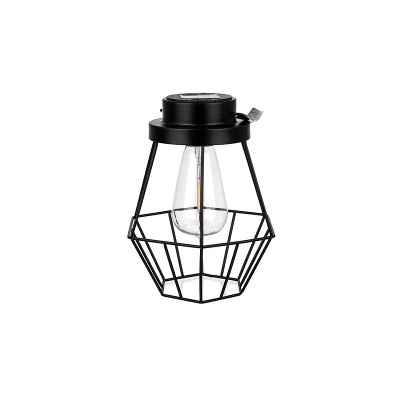 Przenośna Lampa Solarna V-TAC LED IP44 18x21cm VT-7995 2700K 8LM - Czarna
