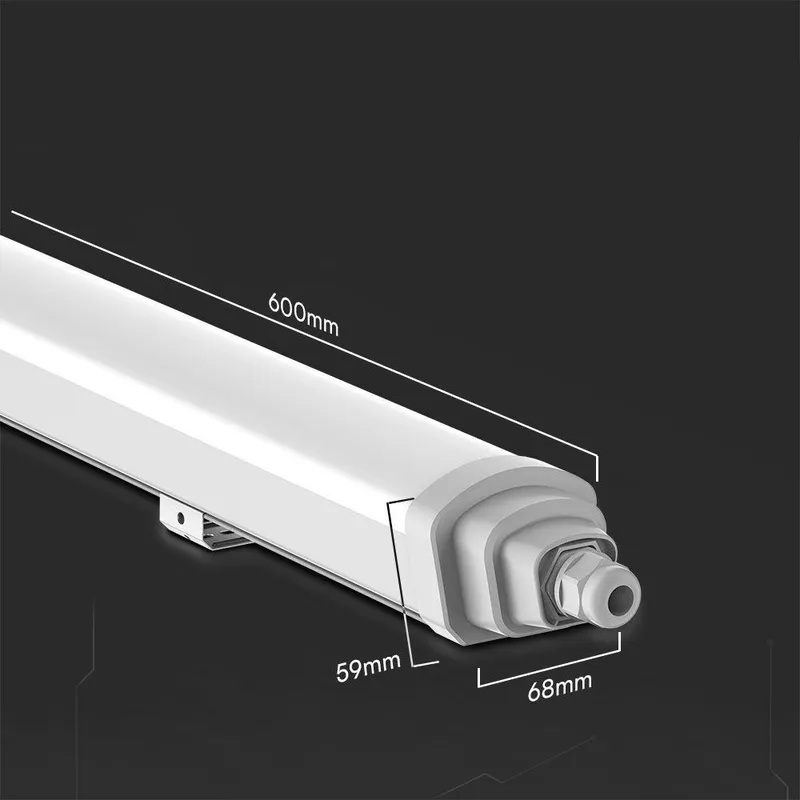 Oprawa Hermetyczna LED V-TAC SAMSUNG CHIP GT-Series 60cm 18W 120LM/W VT-12017 6500K 2160LM 3 Lata Gwarancji