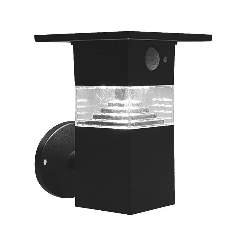 Kinkiet Ogrodowy Solarny V-TAC 5.5W LED IP54 VT-1169 3000K 250LM 3 Lata Gwarancji - Czarny