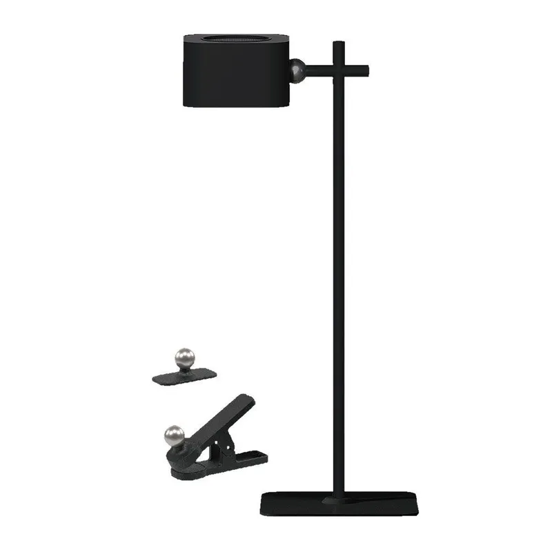 Lampka Biurkowa V-TAC 4w1 35cm Kinkiet Klips Latarka 3W LED CCT VT-10115 3000K-6000K 300LM - Czarna