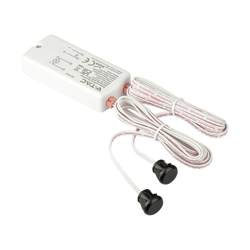 Czujnik Ruchu Na Ruch Ręki Z Przewodem MAX.500W Dwa Sensory V-TAC VT-81012 5 Lat Gwarancji