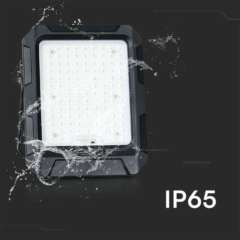Naświetlacz LED Solarny V-TAC 15W Pilot Auto Timer IP65 VT-102W 4000K 1800LM - Czarny