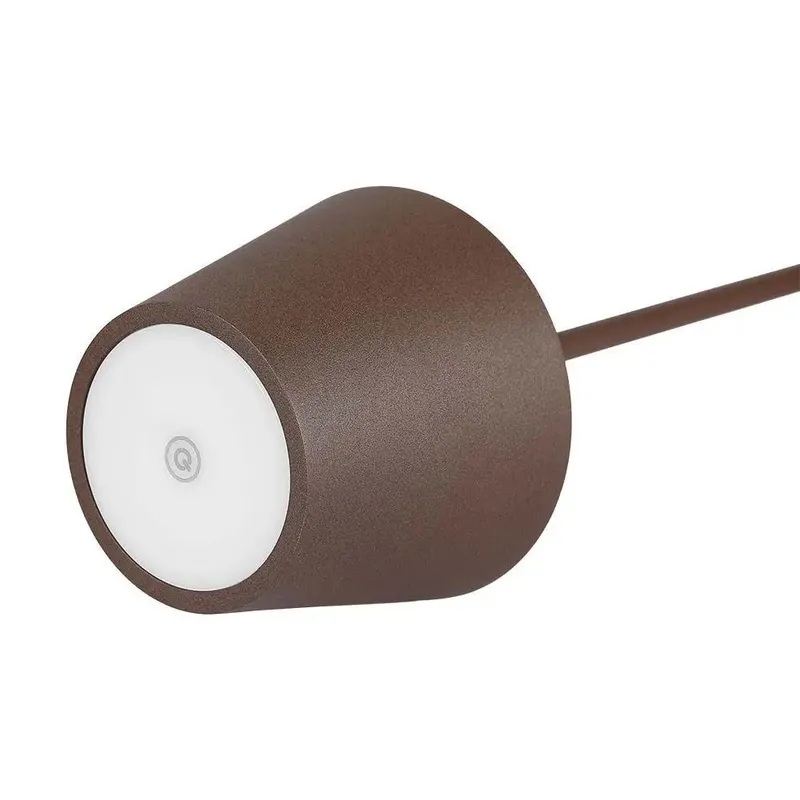Lampka Stołowa Nocna V-TAC 1.5W LED 275cm Ładowanie Ściemnianie IP54 Brąz Corten VT-7997 3000K 150LM
