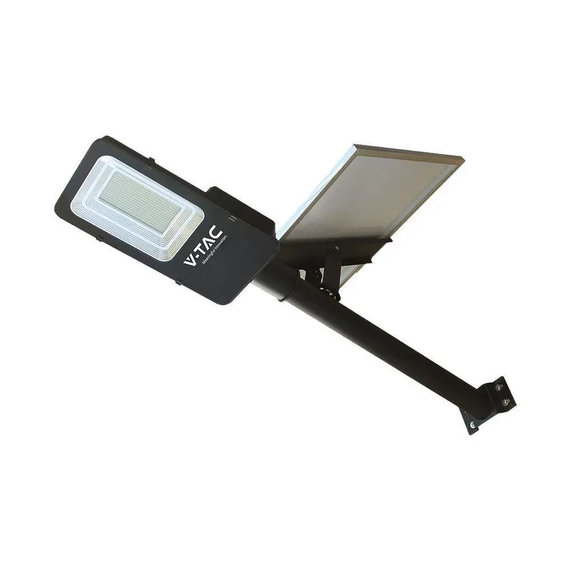 Naświetlacz Oprawa Uliczna Solarna Hybrydowa V-TAC 50W LED VT-ST201 4000K 4000LM
