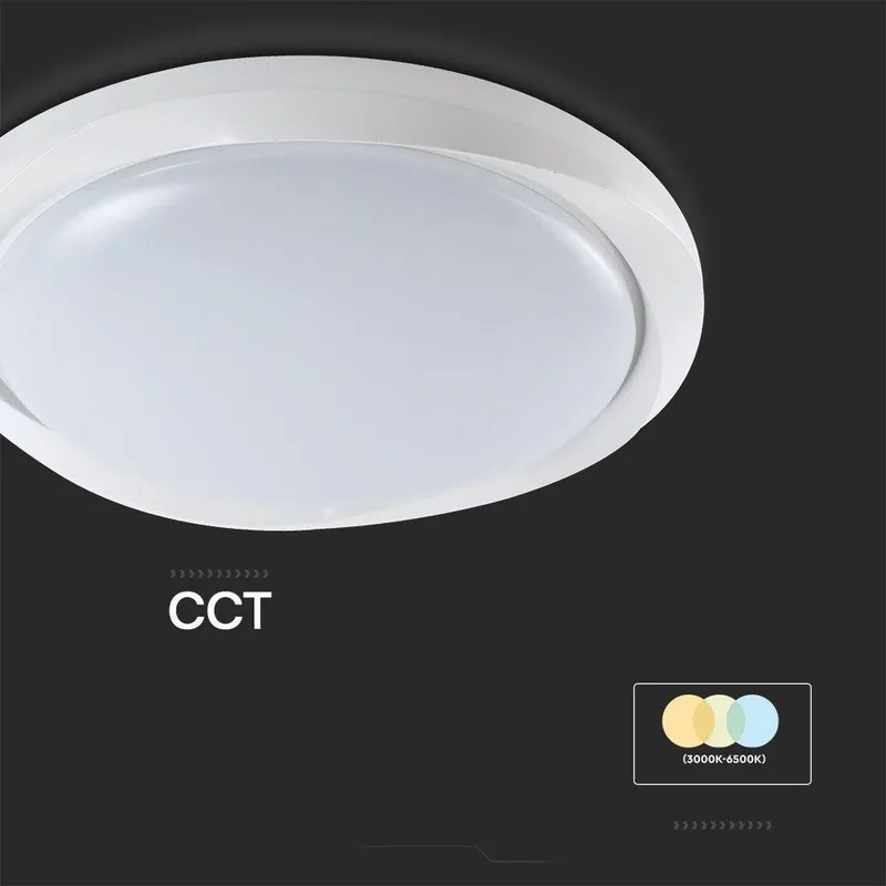 Oprawa Sufitowa Plafoniera V-TAC 60W LED Cyclone FI.49CM CCT Pilot Timer VT-8559 3000K-6500K 6000LM