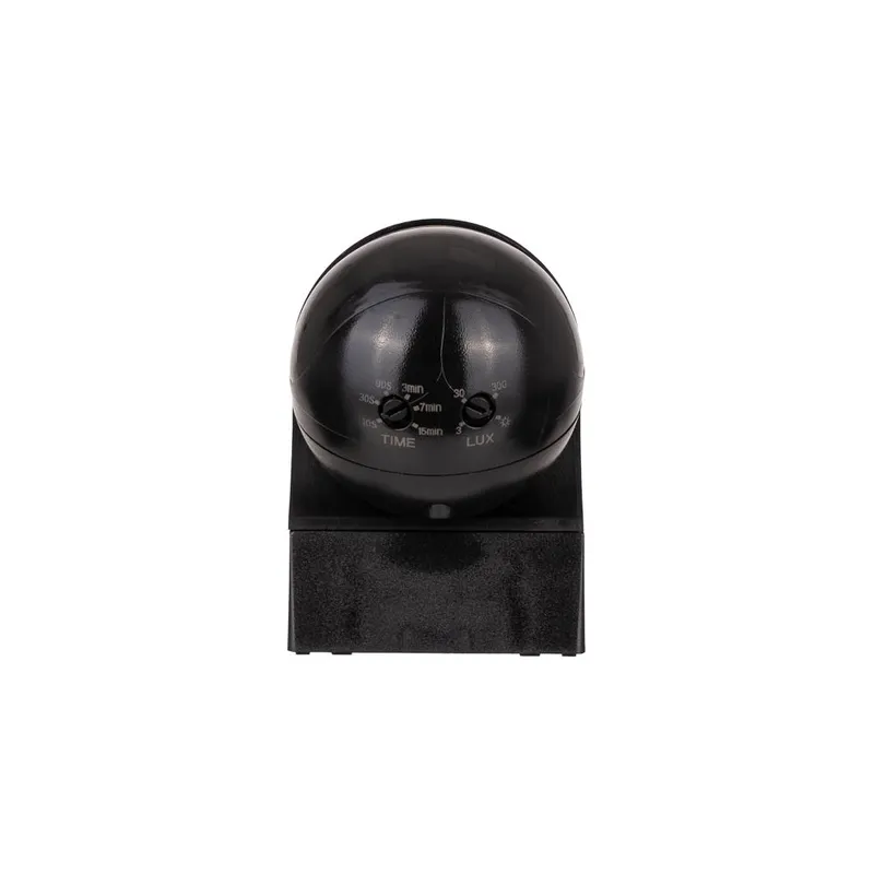 Czujnik Ruchu Ścienny 180ST Ruchoma Główka Full Black V-TAC VT-8028 - Czarny