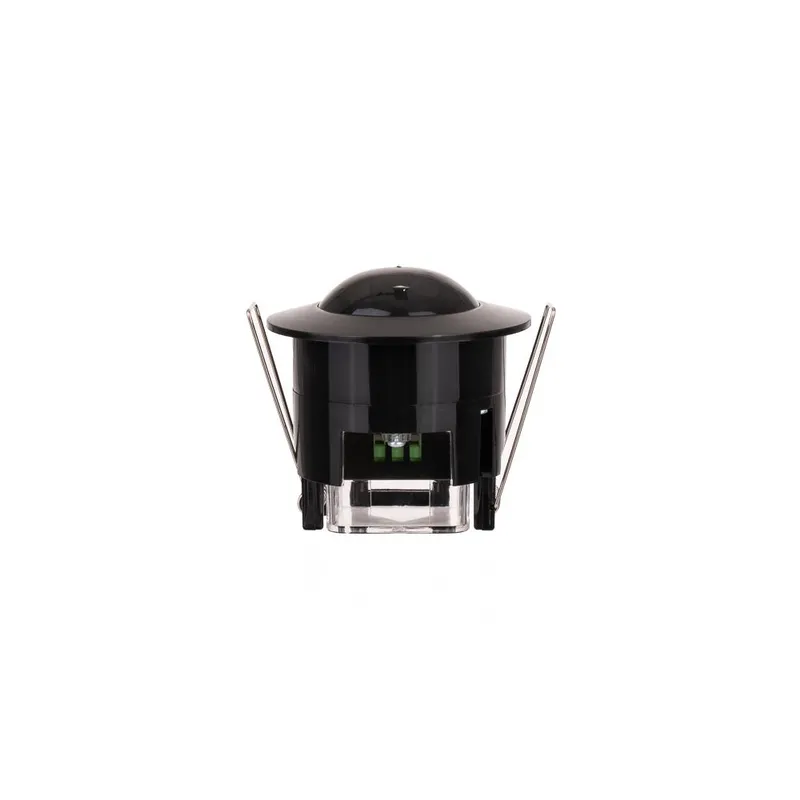 Czujnik Ruchu Sufitowy 360ST Wpuszczany Okrągły Full Black V-TAC VT-8029 - Czarny