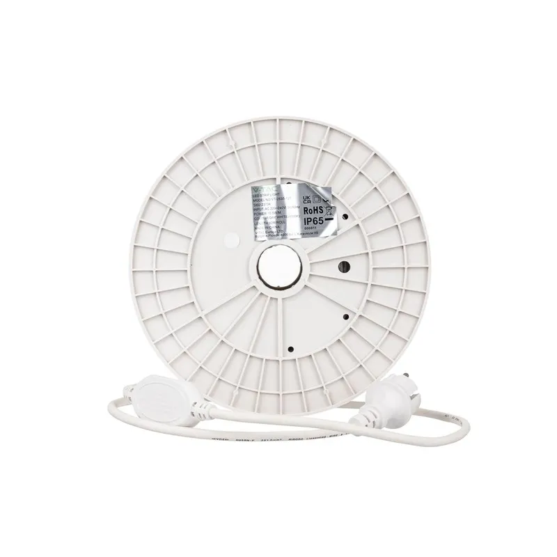 Taśma LED 230V V-TAC Rękaw IP65 120LED/M 10,5W/M Rolka 50mb VT-2835 121-50M 4000K 1000LM