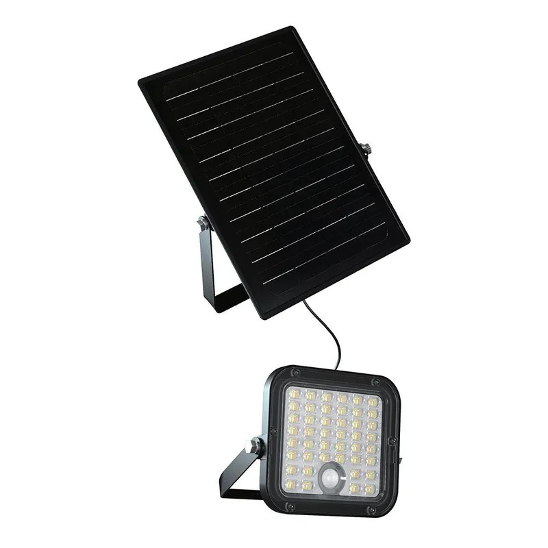 Naświetlacz LED Solarny V-TAC 10W Pilot Auto Timer Czujnik Ruchu IP65 CCT VT-411CCT 4000K+6000K 1500LM