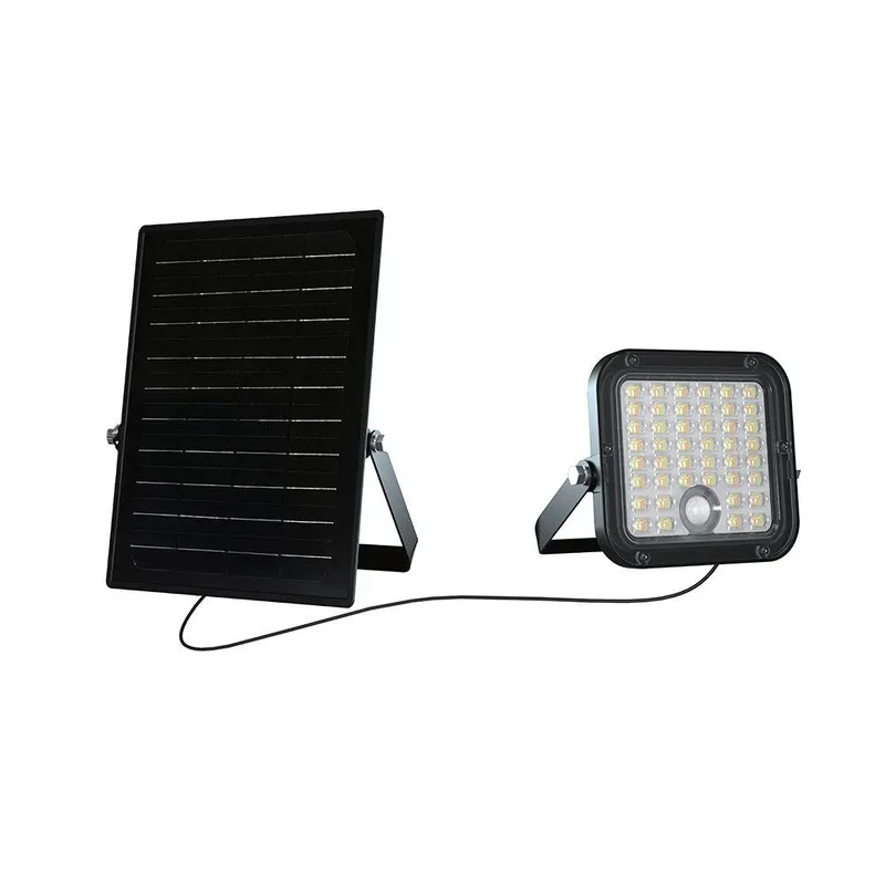 Naświetlacz LED Solarny V-TAC 10W Pilot Auto Timer Czujnik Ruchu IP65 CCT VT-411CCT 4000K+6000K 1500LM