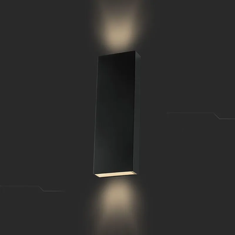 Kinkiet Ścienny V-TAC 8W LED IP65 85x250mm VT-91008 4000K 1120LM - Czarny