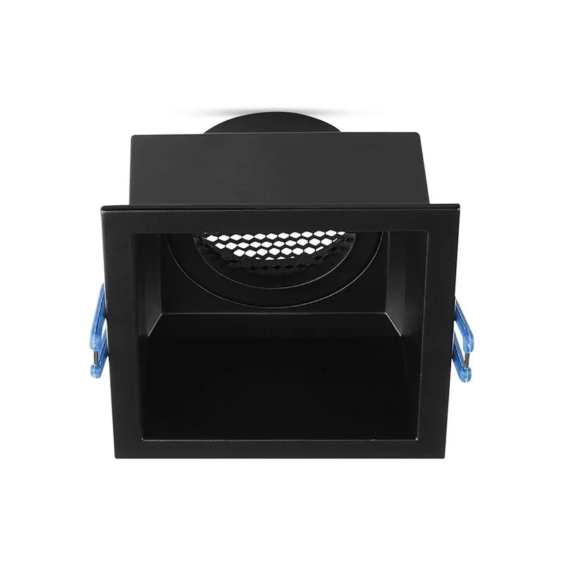 Oczko V-TAC GU10 Hoyne Comb Aluminium Kwadrat VT-9001SQ 3 Lata Gwarancji - Czarne