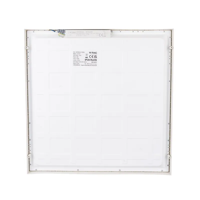 Panel LED V-TAC 36W 60x60 LED Backlight 33mm 120LM/W 3w1 Natynkowy/Podtynkowy VT-61037 4000K 4320LM