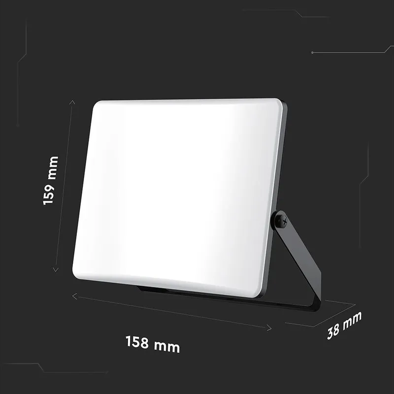 Naświetlacz LED V-TAC 30W LED 3w1 CCT 100LM/W Mleczny Klosz VT-44036CCT 3000-4000K-6500K 3000LM