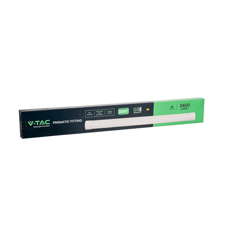 Oprawa V-TAC 20W LED Belka Liniowa Natynkowa 60cm 120LM/W VT-8320 4000K 2400LM 3 Lata Gwarancji