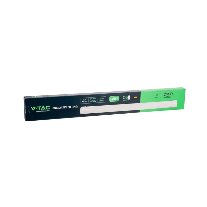 Oprawa V-TAC 20W LED Belka Liniowa Natynkowa 60cm 120LM/W VT-8320 6500K 2400LM 3 Lata Gwarancji