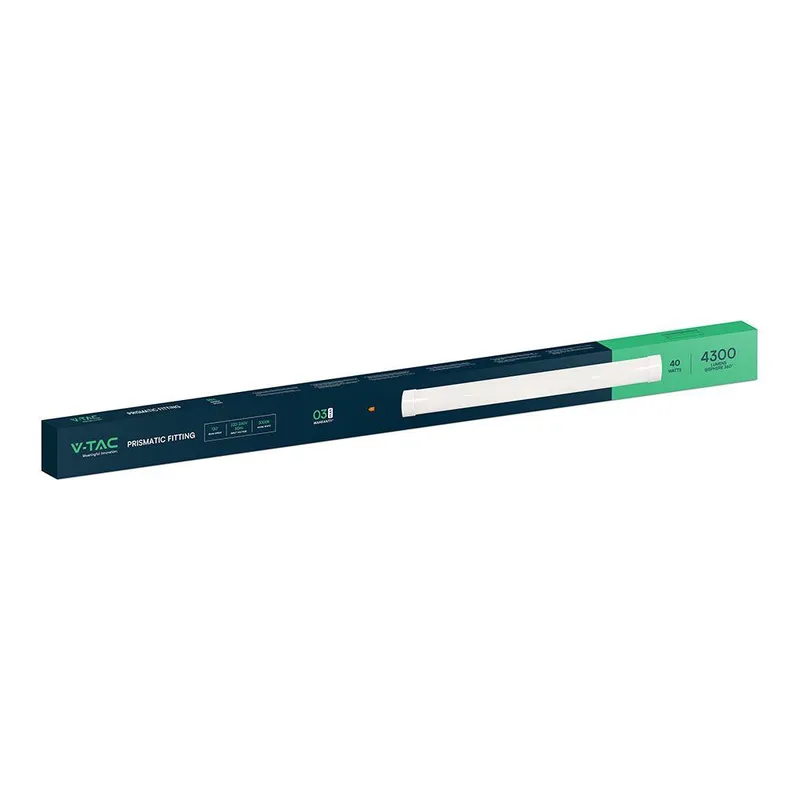 Oprawa V-TAC 40W LED Belka Liniowa Natynkowa 120cm 110LM/W VT-8340 3000K 4300LM 3 Lata Gwarancji
