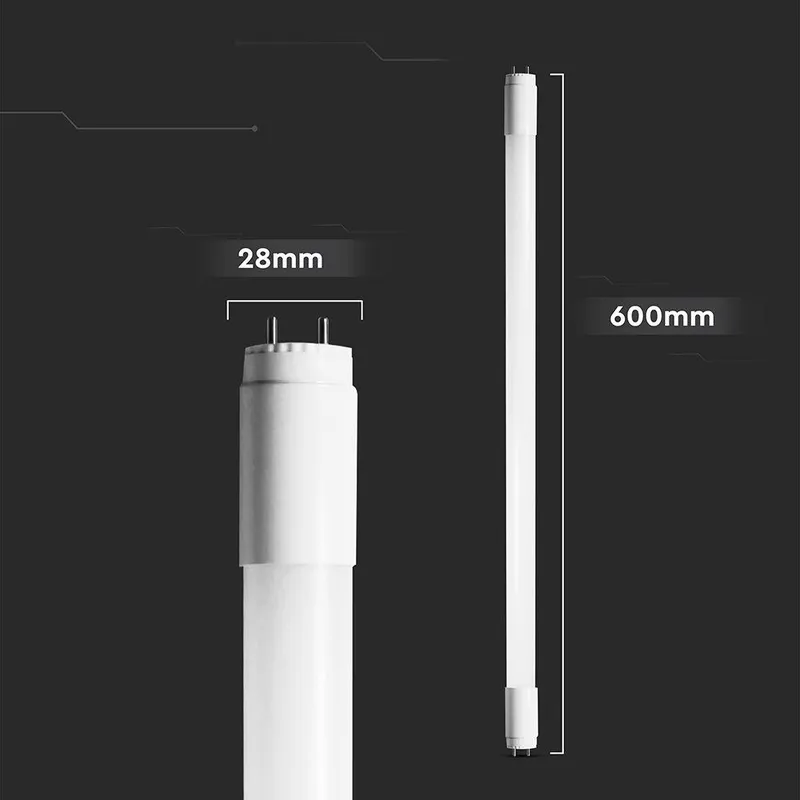 Tuba Świetlówka LED T8 V-TAC 60cm 7.5W G13 Obrotowa Nano Plastic 115LM/W VT-062-N 4000K 850LM 3 Lata Gwarancji