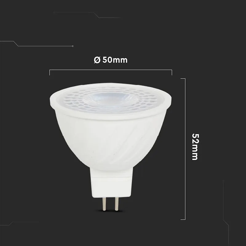 Żarówka LED V-TAC 6W GU5.3 MR16 12V 110ST VT-257-N 3000K 455LM