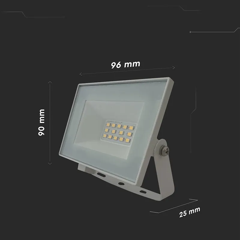 Naświetlacz LED V-TAC 10W LED SMD VT-44012 6500K 730LM - Biały