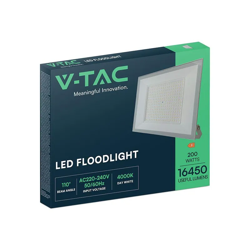 Naświetlacz LED V-TAC 200W LED SMD VT-44208 6500K 16450LM - Biały