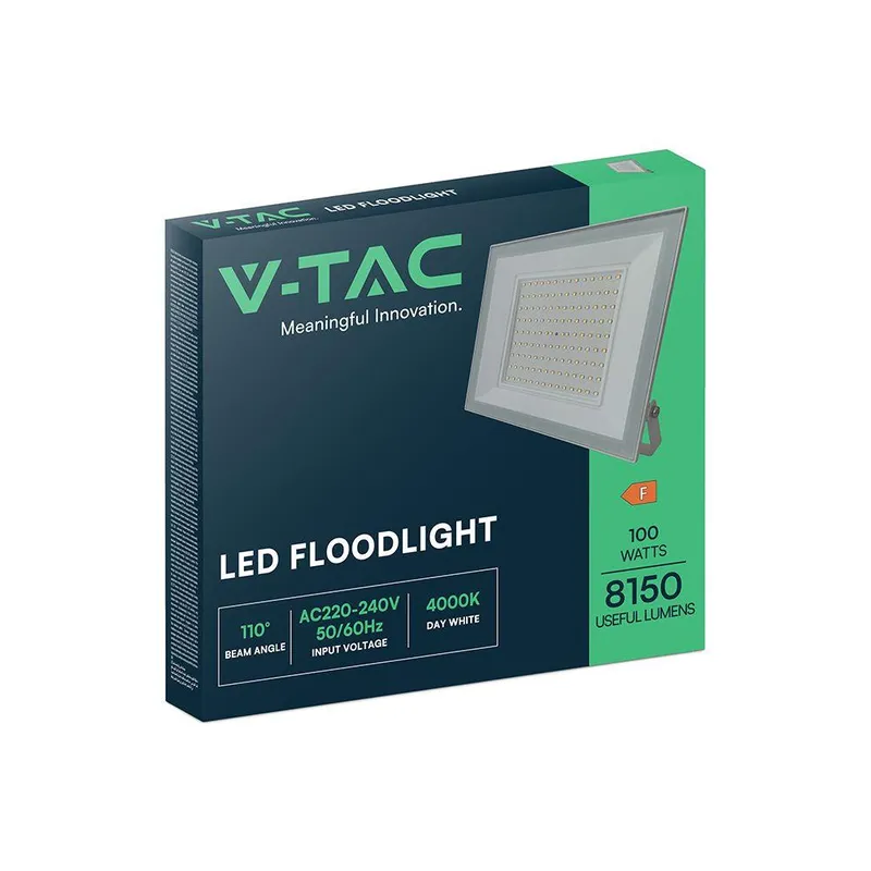 Naświetlacz LED V-TAC 100W LED SMD VT-44109 4000K 8150LM - Biały
