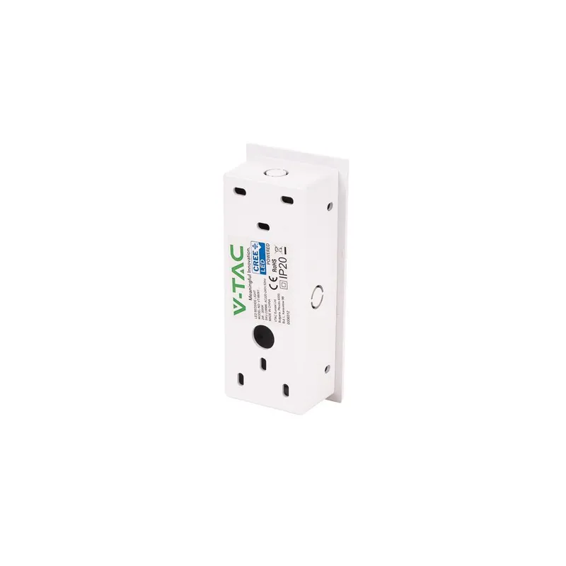 Oprawa LED V-TAC 2W COB CREE Kinkiet Hotel Łóżko Włącznik VT-88061-W 3000K 76LM - Biały