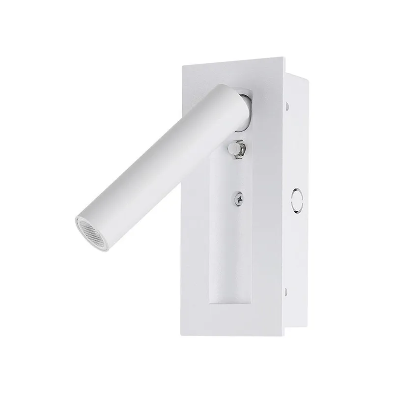 Oprawa LED V-TAC 2W COB CREE Kinkiet Hotel Łóżko Włącznik VT-88061-W 3000K 76LM - Biały