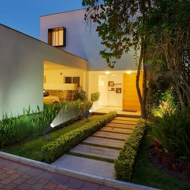 Oprawa Gruntowa Ogrodowa Wbijana Aluminiowa V-TAC 2W LED IP65 Okrągła VT-10182 4000K 60LM 3 Lata Gwarancji - Czarna