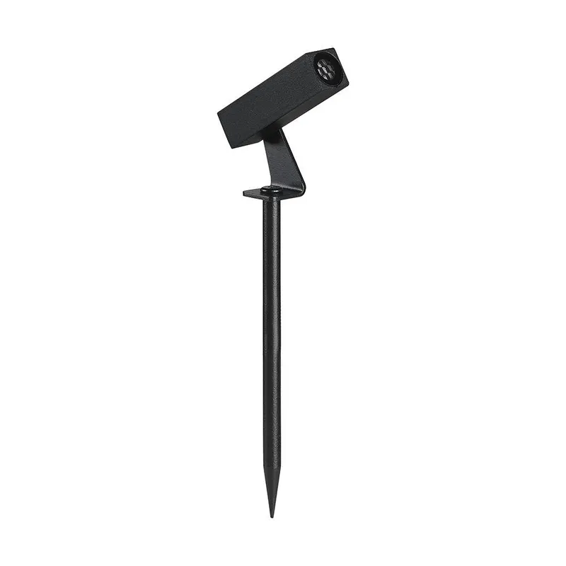 Oprawa Gruntowa Ogrodowa Wbijana Aluminiowa V-TAC 2W LED IP65 Kwadrat VT-10182 4000K 60LM 3 Lata Gwarancji - Czarna