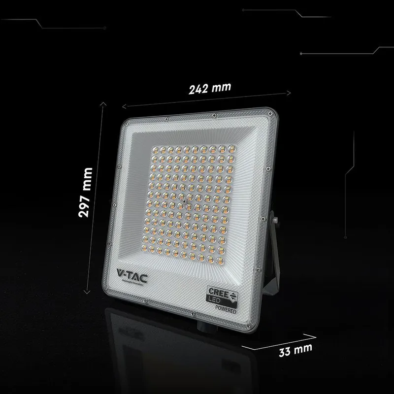 Naświetlacz LED V-TAC CREE CHIP 100W LED 3w1 CCT VT-44110CCT 3000K-4000K-6500K 8150LM 6 Lat Gwarancji
