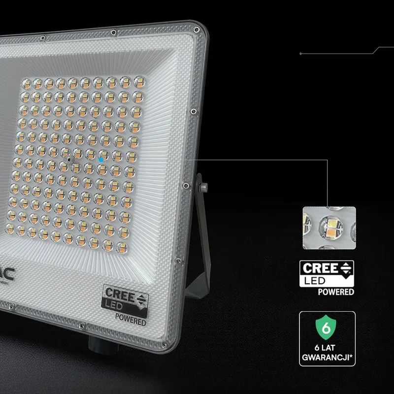 Naświetlacz LED V-TAC CREE CHIP 100W LED 3w1 CCT VT-44110CCT 3000K-4000K-6500K 8150LM 6 Lat Gwarancji