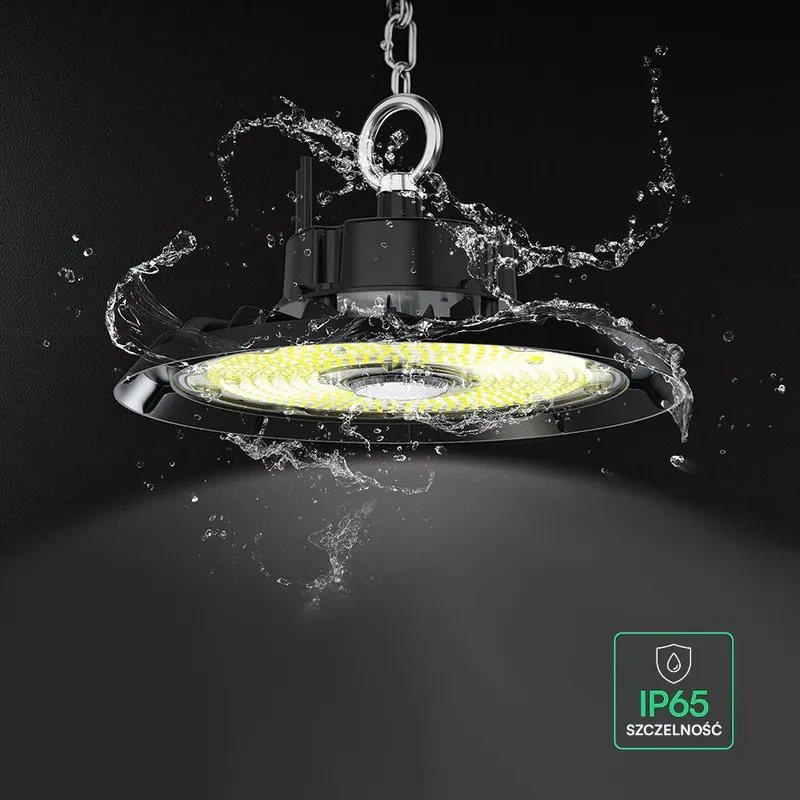 Oprawa V-TAC LED UFO High Bay CREE CHIP IP65 ALU 135LM/W 100W 90ST VT-91102 6500K 13500LM 6 Lat Gwarancji