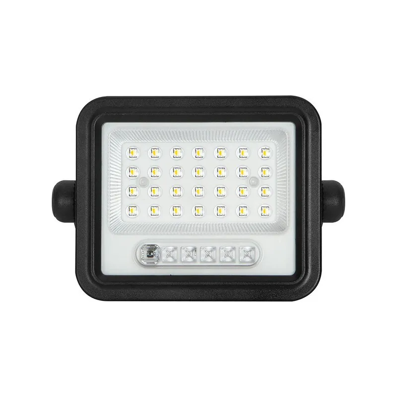 Naświetlacz LED Solarny V-TAC 6W CCT Pilot Auto Timer IP65 VT-54W 700LM 3 Lata Gwarancji - Czarny