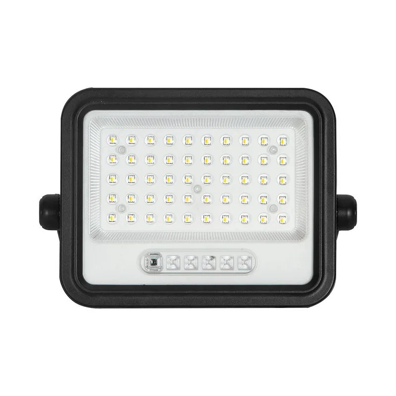 Naświetlacz LED Solarny V-TAC 8W CCT Pilot Auto Timer IP65 VT-104W 1000LM 3 Lata Gwarancji - Czarny