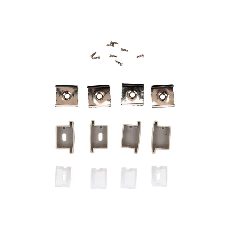 Profil Do LED Zestaw, ALU Anodowany Wpuszczany V-TAC 2mb Klosz Mleczny 17,7x13mm VT-71006 5 Lat Gwarancji