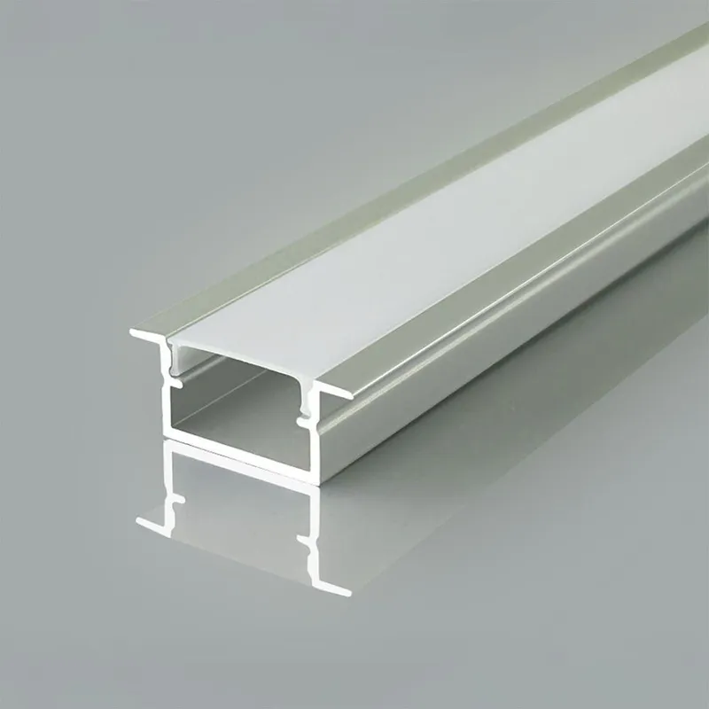 Profil Do LED Zestaw, ALU Anodowany Wpuszczany V-TAC 2mb Klosz Mleczny 17x10mm VT-71007 5 Lat Gwarancji