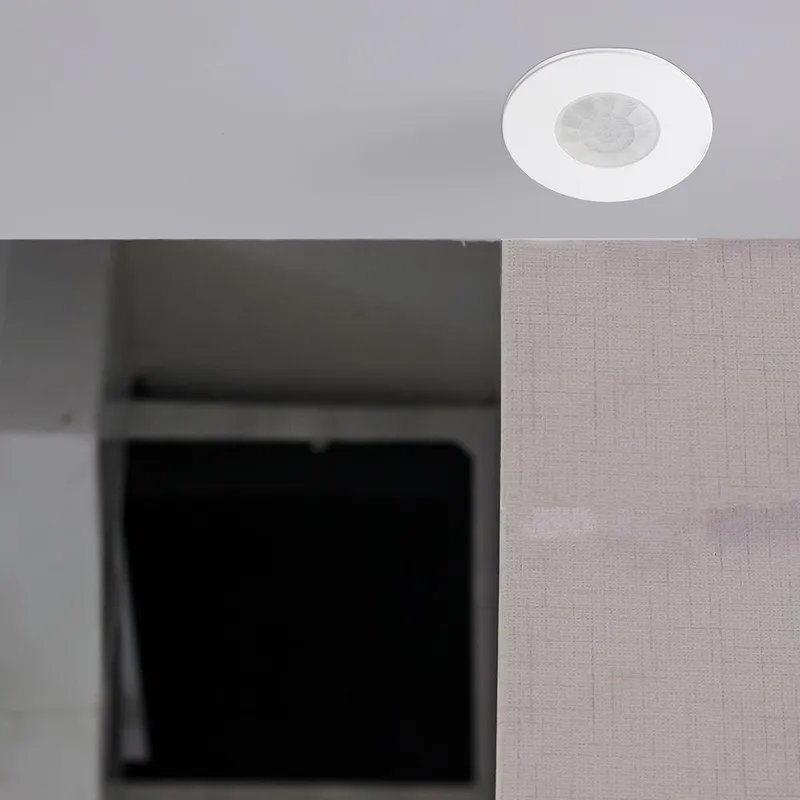 Czujnik Ruchu 360ST Wpuszczany Okrągły 1000W LED IP54 V-TAC VT-81042 5 Lat Gwarancji - Biały