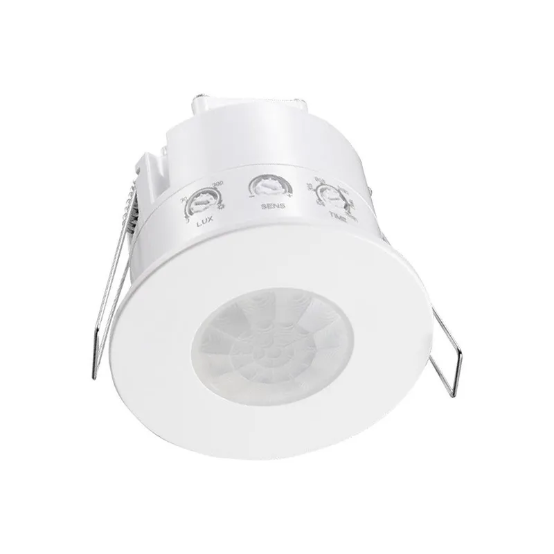 Czujnik Ruchu 360ST Wpuszczany Okrągły 1000W LED IP54 V-TAC VT-81042 5 Lat Gwarancji - Biały